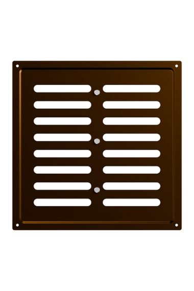 Решетка вентиляционная MER регулируемая 250х250 окраш.сталь Metallic brown ERA