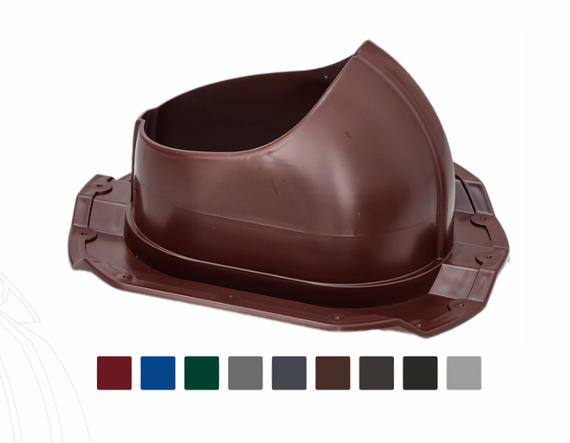 Проходной элемент для кровли PROF-20, черный RAL 9005, серия Static