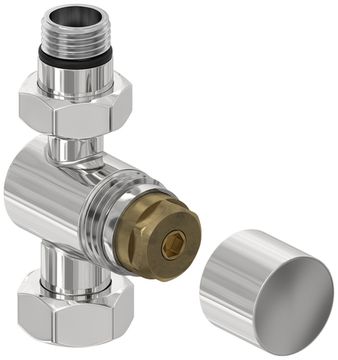 Вентиль Сунержа прямой под шестигранник (G 1/2" НР х G 3/4" НГ)