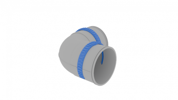 Отвод 90° Flexag FL90-PP90