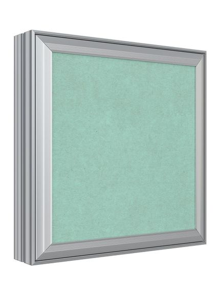 Люк ревизионный D Ceramo Base 200х200 скрытый монтаж съемный алюминий EVECS