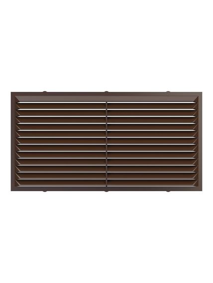 Решетка вентиляционная С 217х113 пластик Brown ERA