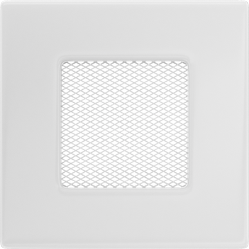 Решетка каминная Kratki Standard Белая 11x11