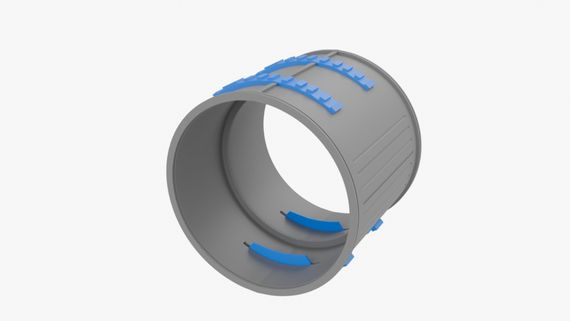 Муфта соединительная Flexag FLS110-G, цвет серый