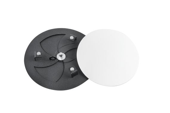 Диффузор теневой Visioner TDPP100/90 с приточно-вытяжным вентилятором под плитку с регулировкой потока воздуха D100 мм