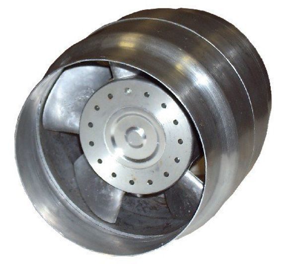 Вентилятор канальный термостойкий ВОК 135/100 Т ОК (+150 С) (для камина, саун, бань, хамам)