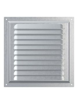 Решетка вентиляционная МЦ сетка 200х200 оцинкованная сталь ERA