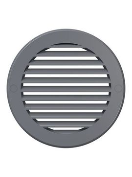 Решетка вентиляционная РКН фланец D125 D161 ASA Gray ERA