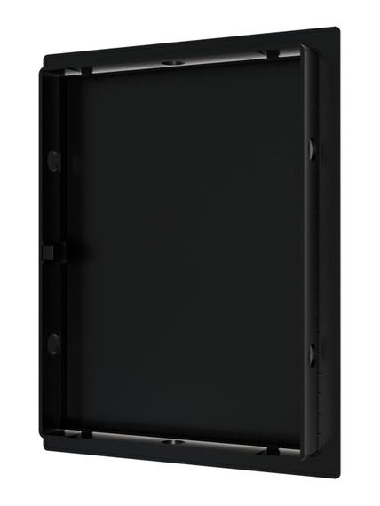 Люк ревизионный LN фланец 150х200 нажимной 172х222 пластик Black EVECS