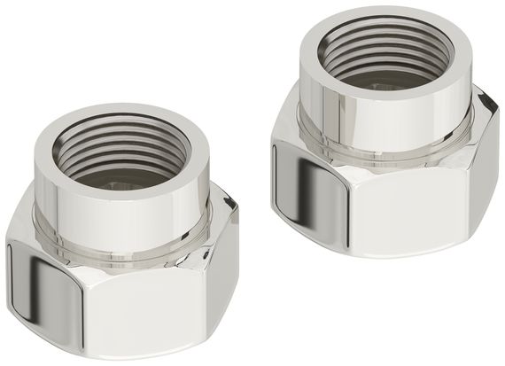 Комплект фитингов Стилье прямой (G 1" НГ х G 1/2" ВР) / 2 шт.