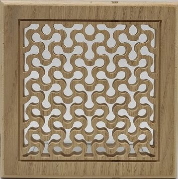 Решетка декоративная деревянная на магнитах Пересвет К-19 150х150мм
