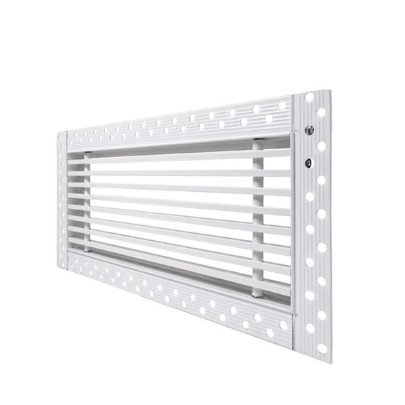 Дизайнерская съемная решетка для скрытого монтажа Brofer FUTURE-10 300x125 белая