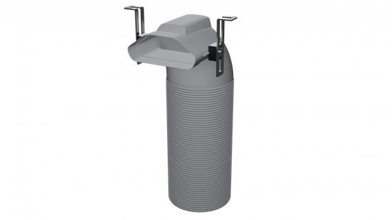 Flexag PPP/125/1xAT пленум вентиляционный потолочный, D125, на 1 выход AT