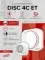 Вентилятор накладной DISC D100 обр.клапан ET ERA