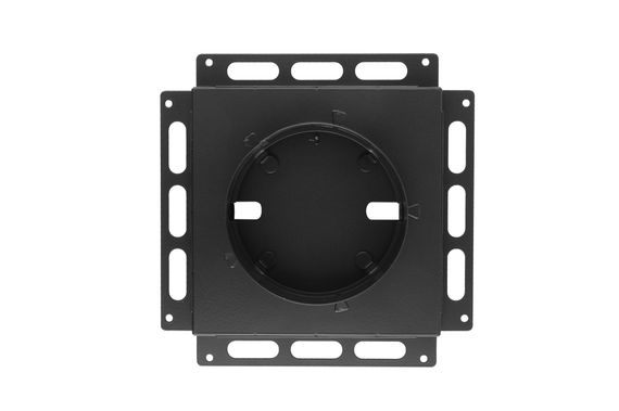 Решетка теневая под плитку РПП 200х200мм для вентилятора d150мм черная металлическая