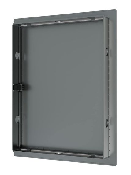 Люк ревизионный LN фланец 150х200 нажимной 172х222 пластик Gray EVECS