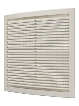 Решетка вентиляционная РЦ сетка 250х250 пластик Ivory ERA