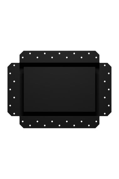 Решетка вентиляционная SGR 300х200 окраш. сталь Matt black ERA