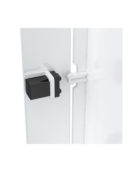 Люк ревизионный LN фланец 150х300 нажимной 172х322 пластик EVECS