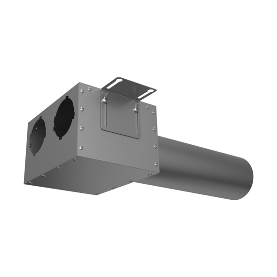 Provent VPDL 125/90×2 адаптер (пленум) прямой круглый на 2 выхода (L=400)