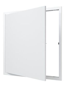 Люк ревизионный LN фланец 400х400 нажимной 427х427 пластик EVECS