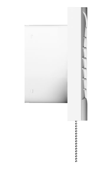 Вентилятор накладной REST D100 сетка, пластиковый обратный клапан, тяговый выключатель ERA