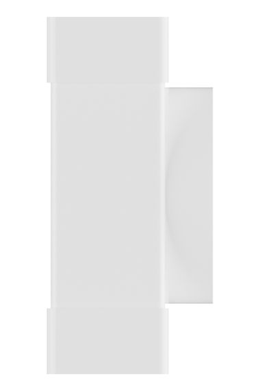 Тройник ТФП D100 с выходом 55х110 пластик ERA