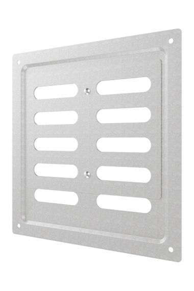 Решетка вентиляционная MER регулируемая 175х175 оцинк.сталь ERA