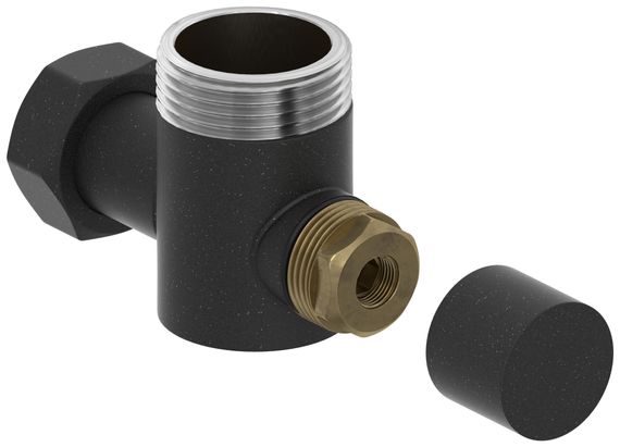 Вентиль Сунержа угловой под шестигранник (G 1&quot; НР х G 3/4&quot; НГ)