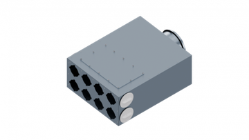 Flexag CMP-FLD 160/90x8 вентиляционный коллектор, D160, на 8 выxодов FLD