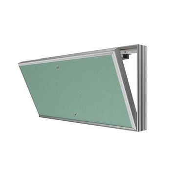 Люк ревизионный D Ceramo Base 600х300 скрытый монтаж съемный алюминий EVECS