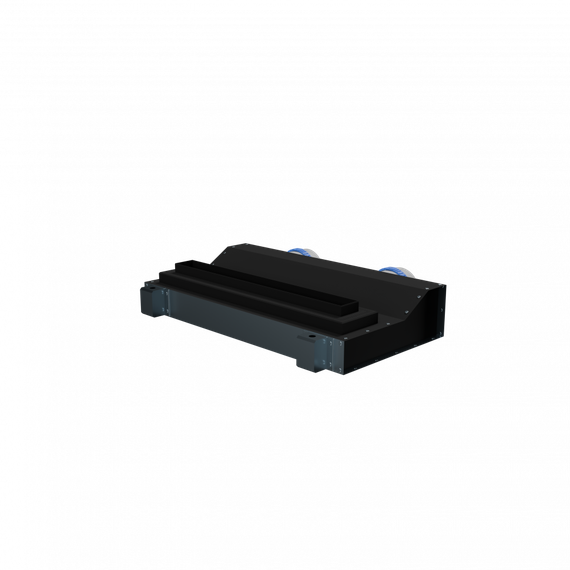 Flexag SHN-1-500-25-B щелевой диффузор с низкопрофильной КСД под гипсокартон, черный