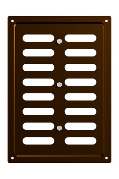 Решетка вентиляционная MER регулируемая 170х240 окраш.сталь Metallic brown ERA