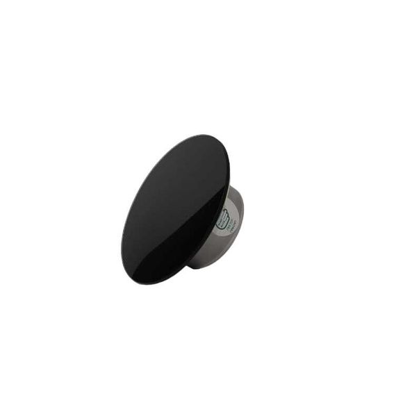 Анемостат-диффузор дизайнерский DN 100 круг черный (RAL9005) глянец