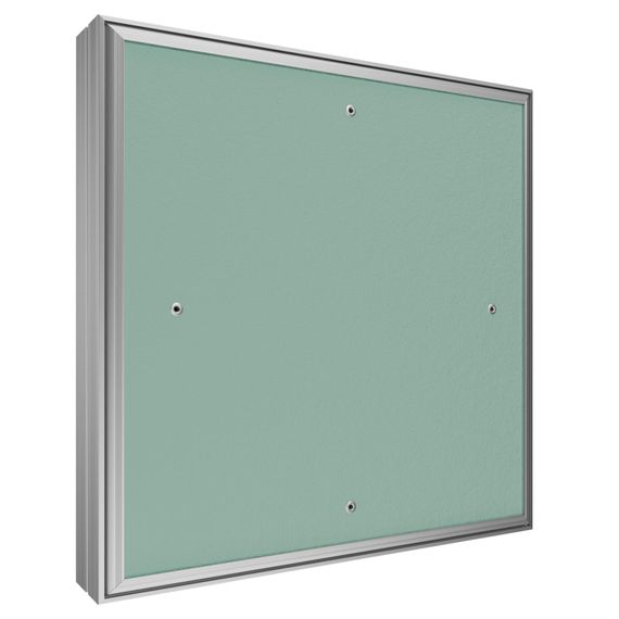 Люк ревизионный D Ceramo Base 600х600 скрытый монтаж съемный алюминий EVECS