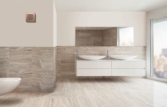 Вентилятор накладной Vortice Punto Evo ME 100/4 LL YELLOW GOLD (двухскоростной)