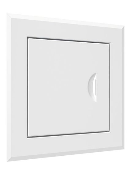 Люк ревизионный ЛТМ фланец 150х150 ручка магнит 210х210 окраш.сталь EVECS