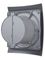 Вентилятор накладной BREEZE D125 обратный клапан Dark gray metal DICITI