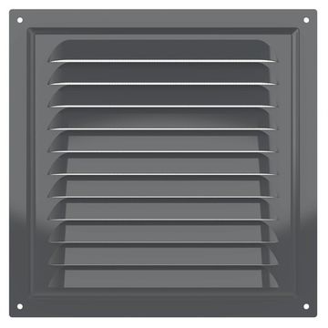 Решетка вентиляционная МЭ сетка 200х200 окраш.сталь Gray ERA