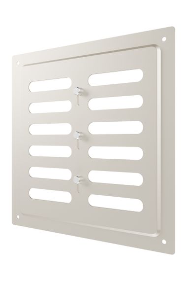 Решетка вентиляционная MER регулируемая 200х200 окраш.сталь Beige ERA