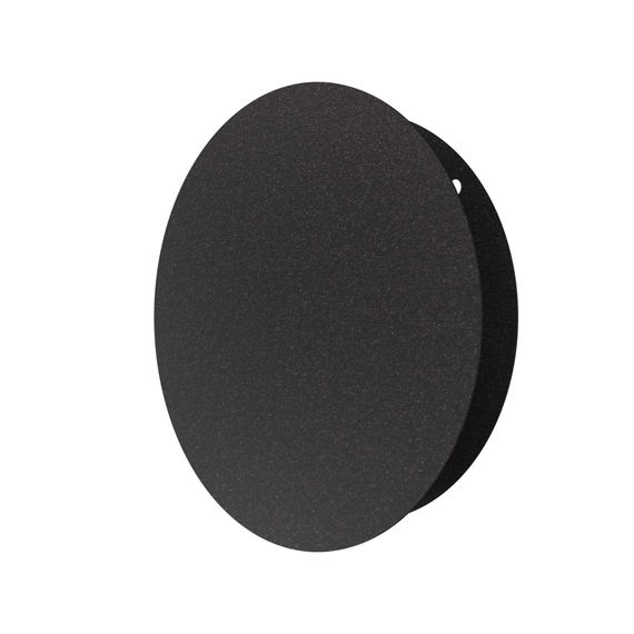 Решетка вентиляционная сетка разъемная на магнитах D140 окрашсталь Black ERA