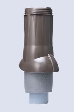 Вентиляционный выход изолированный Ø 110/160 мм темно коричневый RAL 8019 (RR 32), серия Static
