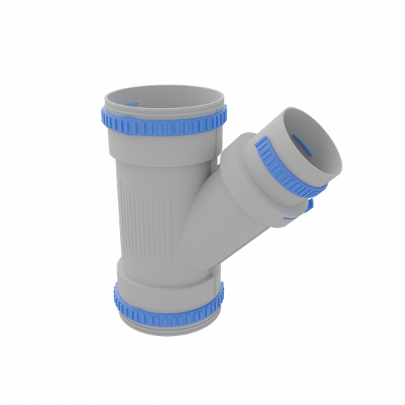 Тройник косой FL110-FLD75-TR