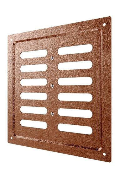 Решетка вентиляционная MER регулируемая 200х200 окраш.сталь Antique copper ERA