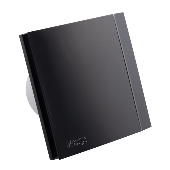 Вентилятор Soler & Palau Silent Design 200 CZ Matt Black 4C
