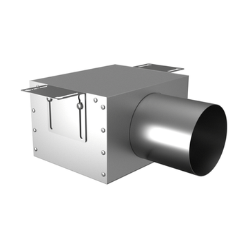 Provent VPD 125/90×1 адаптер (пленум) прямой круглый на 1 выход