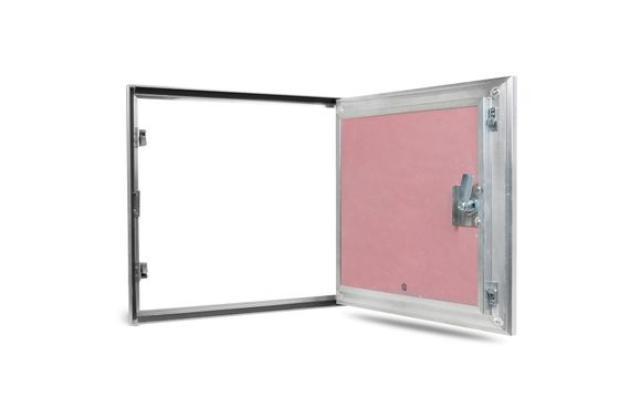 Противопожарный люк под покраску Рубеж 400х400 с трехгранным замком