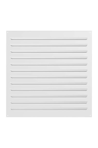 Решетка вентиляционная МВР жалюзи 600х600 окраш.сталь белый ERA