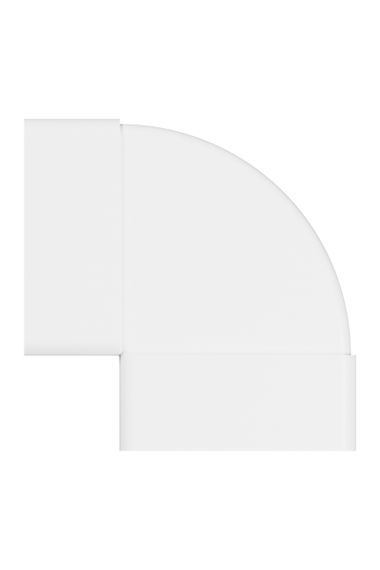 Колено КВП 90х220 вертикальное пластик ERA