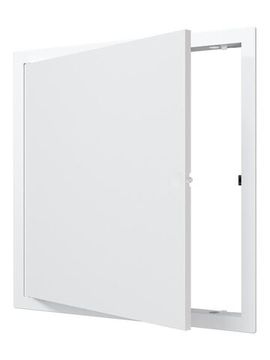 Люк ревизионный LN фланец 300х300 нажимной 327х327 пластик EVECS